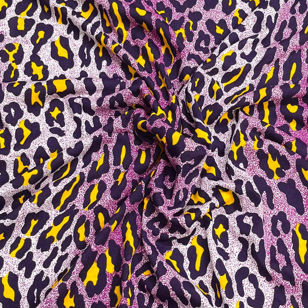 Pound A Metre 3 Metre Luxurious Soft Viscose Jersey - 55"- (Cheetah)