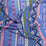 Pound A Metre 3 Metre Luxurious Soft Viscose Jersey - 55"- (Design)