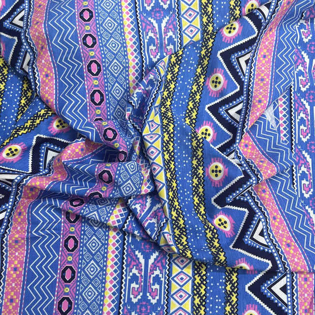 Pound A Metre 3 Metre Luxurious Soft Viscose Jersey - 55"- (Design)
