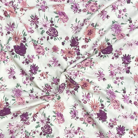 Pound A Metre 3 Metres 3 Metre Luxurious Soft Viscose Jersey - 55"-  (Garden)