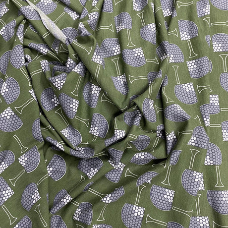 Pound A Metre 3 Metres 3 Metre Luxurious Soft Viscose Jersey - 55"- (Golf)