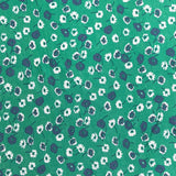 Pound A Metre 3 Metre Luxurious Soft Viscose Jersey - 55"- (Green Floral)