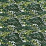 Pound A Metre 3 Metres 3 Metre Luxurious Soft Viscose Jersey - 55"- (Green Waves)