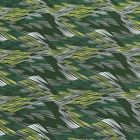 Pound A Metre 3 Metres 3 Metre Luxurious Soft Viscose Jersey - 55"- (Green Waves)