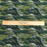 Pound A Metre 3 Metres 3 Metre Luxurious Soft Viscose Jersey - 55"- (Green Waves)