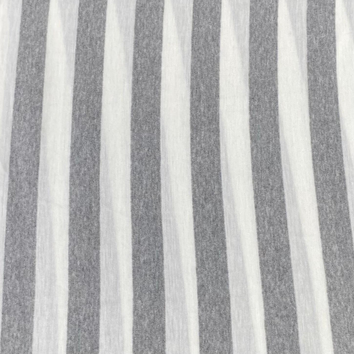 Pound A Metre 3 Metres 3 Metre Luxurious Soft Viscose Jersey - 55"- (Grey & White) (S1J)