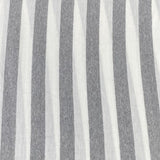 Pound A Metre 3 Metres 3 Metre Luxurious Soft Viscose Jersey - 55"- (Grey & White) (S1J)