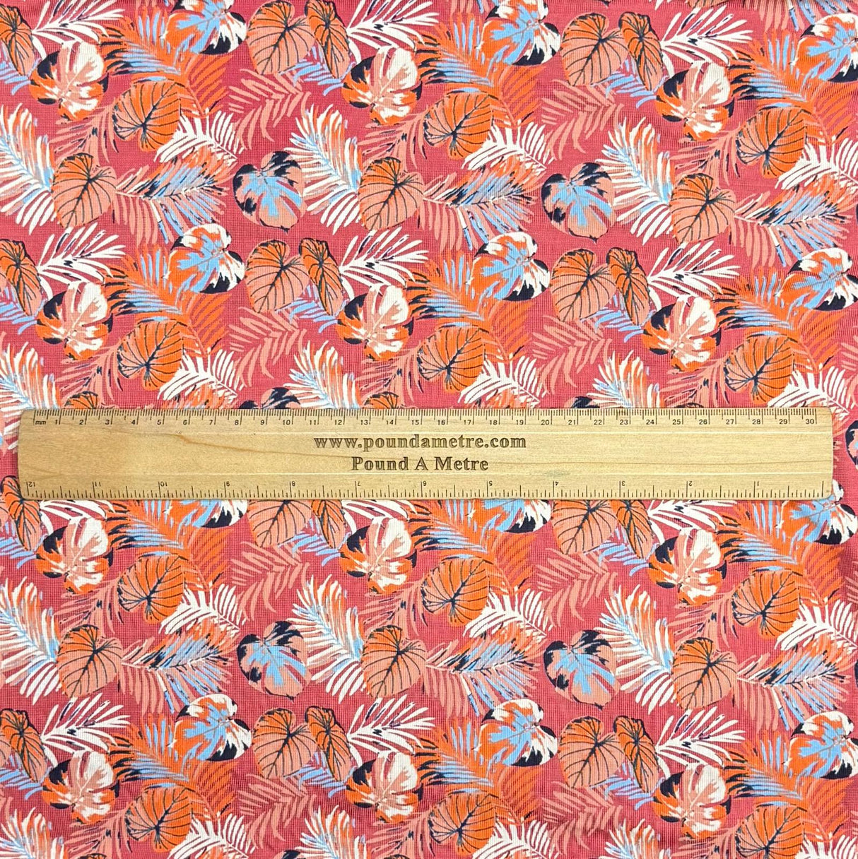 Pound A Metre 3 Metres 3 Metre Luxurious Soft Viscose Jersey - 55"-  (Leaf)