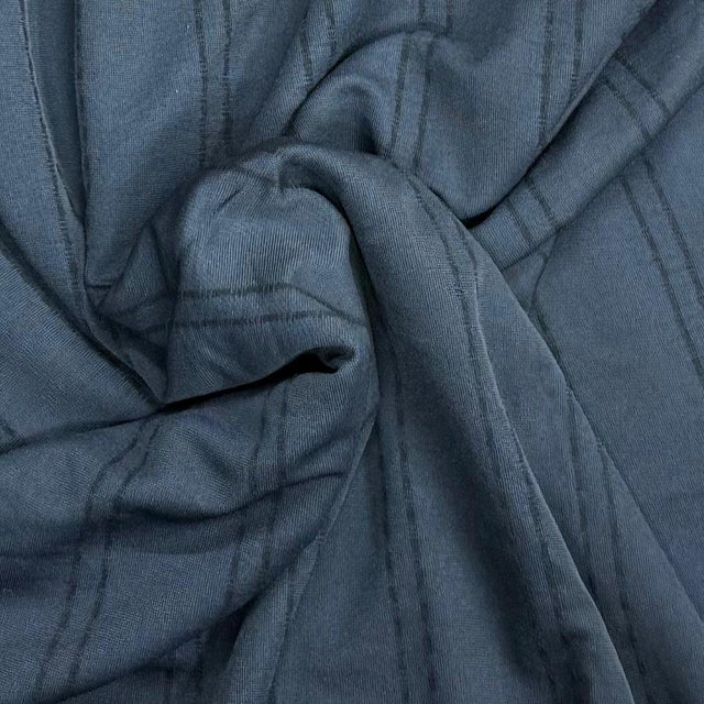 Pound A Metre 3 Metres 3 Metre Luxurious Soft Viscose Jersey - 55"-  (Lines)