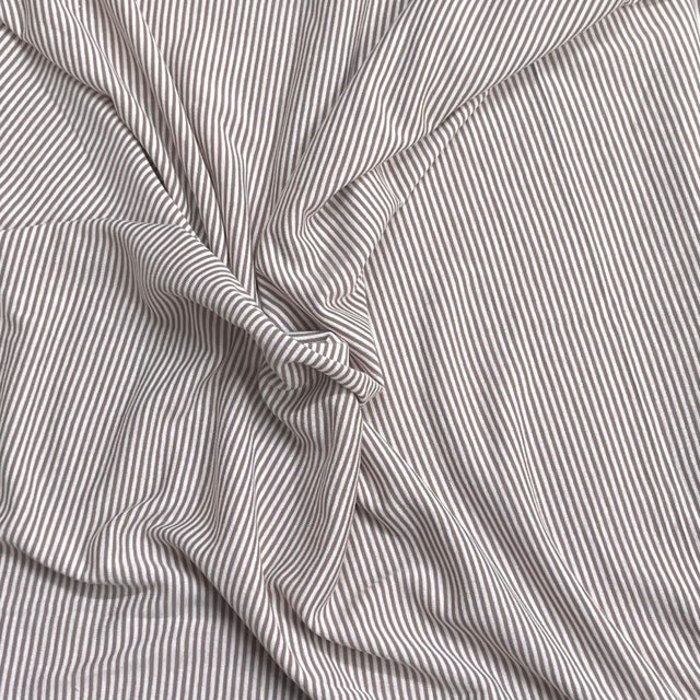 Pound A Metre 3 Metre Luxurious Soft Viscose Jersey - 55"- (Lines)