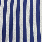 Pound A Metre 3 Metres 3 Metre Luxurious Soft Viscose Jersey - 55"-  (Navy & Grey)
