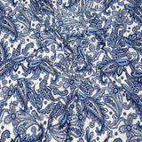 Pound A Metre 3 Metres 3 Metre Luxurious Soft Viscose Jersey - 55"- (Paisley)