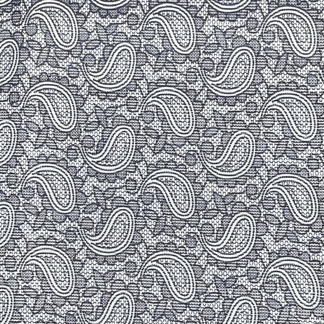 Pound A Metre 3 Metre Luxurious Soft Viscose Jersey - 55"- (Paisley)