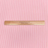 Pound A Metre 3 Metres 3 Metre Luxurious Soft Viscose Jersey - 55"- (Pink & White) (EOL)