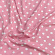 Pound A Metre 3 Metre Luxurious Soft Viscose Jersey - 55"- (Polka Dot)