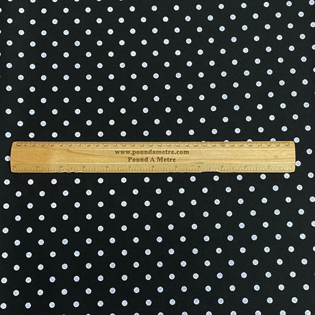 Pound A Metre 3 Metres 3 Metre Luxurious Soft Viscose Jersey - 55"-  (Polka)