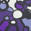 Pound A Metre 3 Metre Luxurious Soft Viscose Jersey - 55"- (Purple Circle)