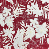 Pound A Metre 3 Metres 3 Metre Luxurious Soft Viscose Jersey - 55"- (Red Garden)
