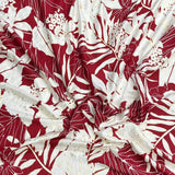 Pound A Metre 3 Metres 3 Metre Luxurious Soft Viscose Jersey - 55"- (Red Garden)