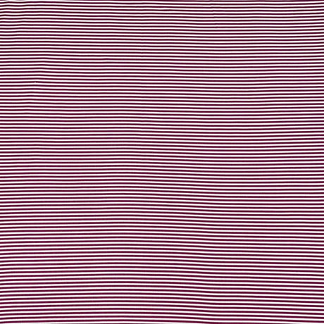 Pound A Metre 3 Metres 3 Metre Luxurious Soft Viscose Jersey - 55"- (Red Stripes)