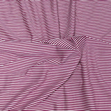 Pound A Metre 3 Metres 3 Metre Luxurious Soft Viscose Jersey - 55"- (Red Stripes)