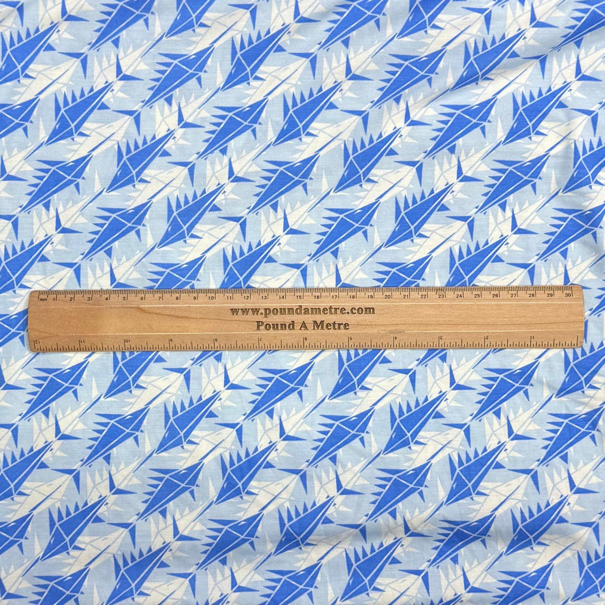 Pound A Metre 3 Metre Luxurious Soft Viscose Jersey - 55"-  (Shark)