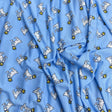 Pound A Metre 3 Metres 3 Metre Luxurious Soft Viscose Jersey - 55"- (Sky Goat)