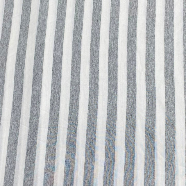Pound A Metre 3 Metres 3 Metre Luxurious Soft Viscose Jersey - 55"- (Small Stripe) (EOL)