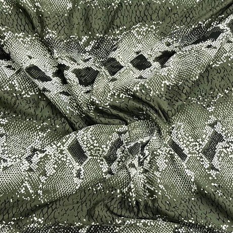 Pound A Metre 3 Metres 3 Metre Luxurious Soft Viscose Jersey - 55"- (Snake)