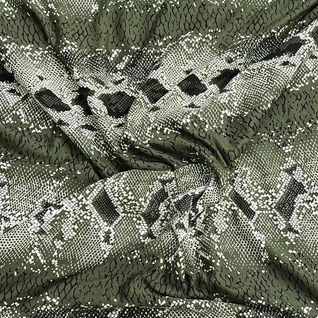 Pound A Metre 3 Metres 3 Metre Luxurious Soft Viscose Jersey - 55"- (Snake)