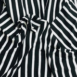 Pound A Metre 3 Metre Luxurious Soft Viscose Jersey - 55"- (Stripe)