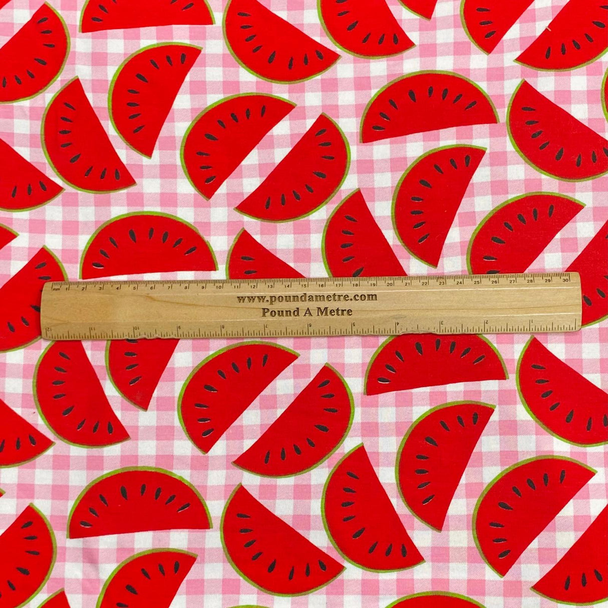 Pound A Metre 3 Metres 3 Metre Luxurious Soft Viscose Jersey - 55"-  (Watermelon)