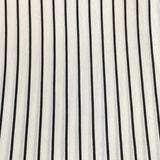 Pound A Metre 3 Metres 3 Metre Luxurious Soft Viscose Jersey - 55"- (White & Black) (S1J)
