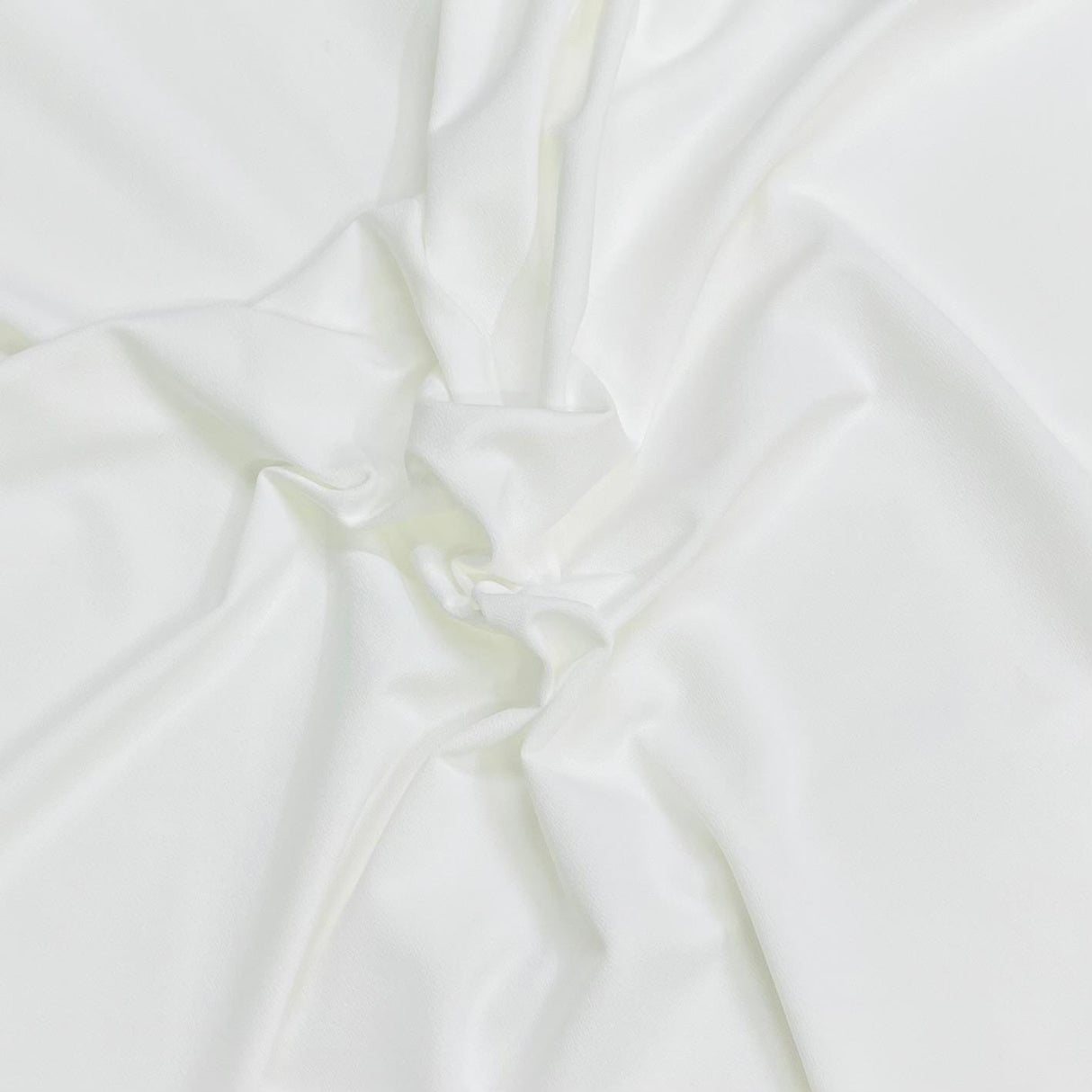 Pound A Metre 3 Metre Luxurious Soft Viscose Jersey - 55"- (White)