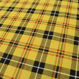 Pound A Metre 3 Metre Luxurious Soft Viscose Jersey - 55"- (Yellow Checks)