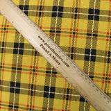 Pound A Metre 3 Metre Luxurious Soft Viscose Jersey - 55"- (Yellow Checks)