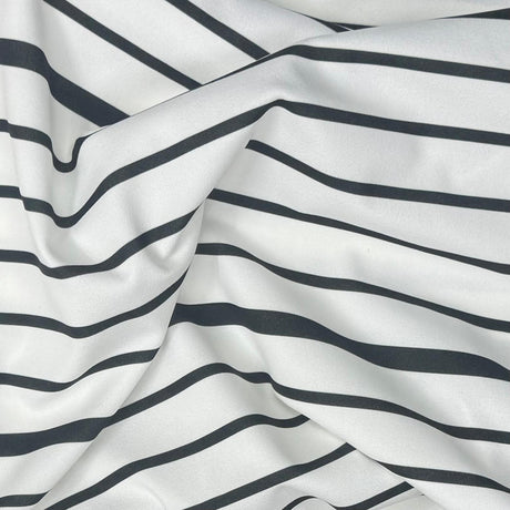 Pound A Metre 3 Metres 3 Metre Luxurious Soft Viscose Jersey - 55"-  (Zebra)