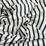 Pound A Metre 3 Metre Luxurious Soft Viscose Jersey - 55"- (Zebra)