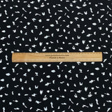 Pound A Metre 3 Metres 3 Metre Luxurious Soft Viscose Jersey - 60"-  (Black & White)
