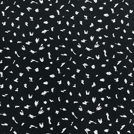 Pound A Metre 3 Metres 3 Metre Luxurious Soft Viscose Jersey - 60"-  (Black & White)