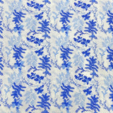 Pound A Metre 3 Metres 3 Metre Luxurious Soft Viscose Jersey - 60"-  (Blue Floral)