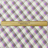 Pound A Metre 3 Metres 3 Metre Luxurious Soft Viscose Jersey - 60"-  (Checks)