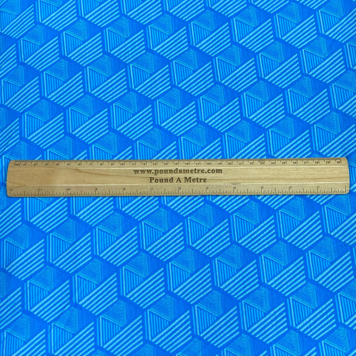 Pound A Metre 3 Metres 3 Metre Luxurious Soft Viscose Jersey - 60"-  (Hexagon)