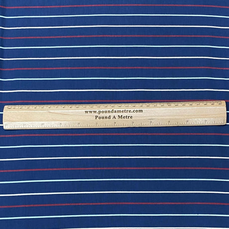 Pound A Metre 3 Metres 3 Metre Luxurious Soft Viscose Jersey - 60"-  (Lines)