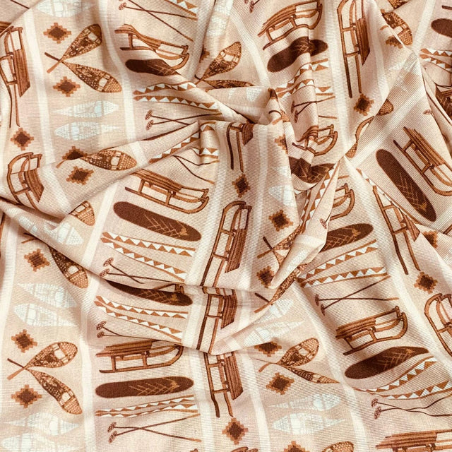Pound A Metre 3 Metres 3 Metre Luxurious Soft Viscose Jersey - 60"-  (Music)