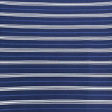 Pound A Metre 3 Metres 3 Metre Luxurious Soft Viscose Jersey - 60"-  (Navy Stripes)