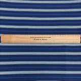 Pound A Metre 3 Metres 3 Metre Luxurious Soft Viscose Jersey - 60"-  (Navy Stripes)