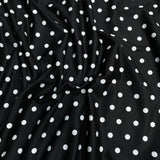 Pound A Metre 3 Metres 3 Metre Luxurious Soft Viscose Jersey - 60"-  (Polka)