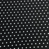 Pound A Metre 3 Metres 3 Metre Luxurious Soft Viscose Jersey - 60"-  (Polka)