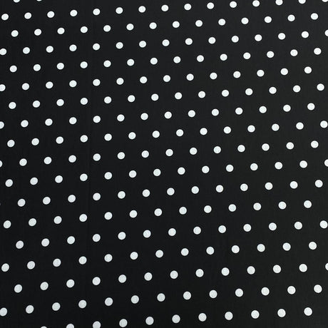 Pound A Metre 3 Metres 3 Metre Luxurious Soft Viscose Jersey - 60"-  (Polka)